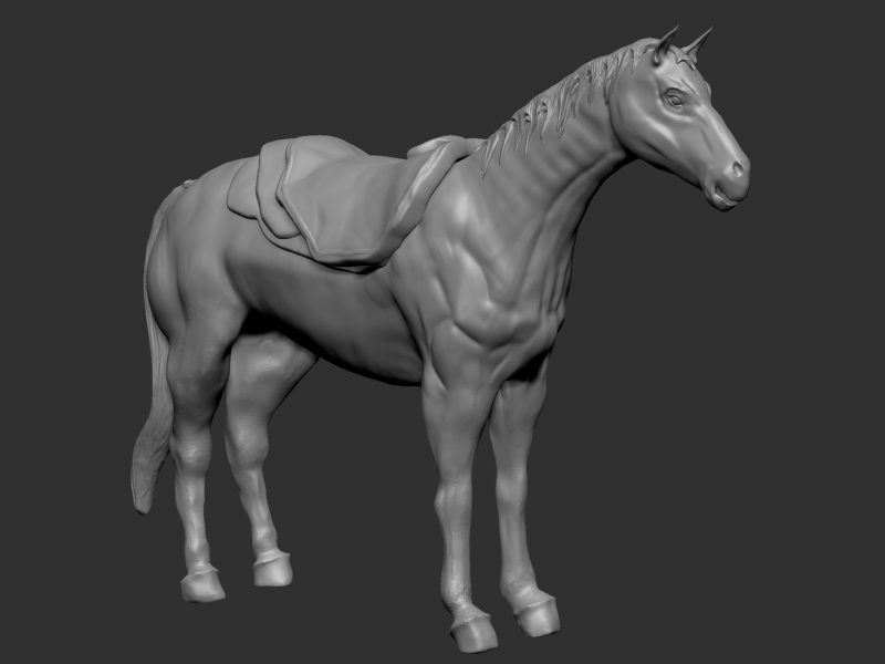 Portfolio 3d model horse LAVRIV-COM 4